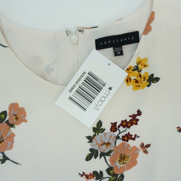NEW Sanctuary Bell Sleeves Floral Printed Dress M - Picture 4 of 8